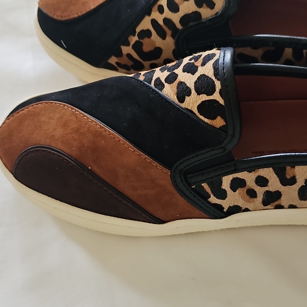 Coach Women's Leopard Patchwork Slip-On Shoes - image 4